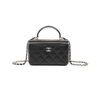 CHANEL VANITY CASE LAMBSKIN AP2199 (17*9.5*8cm)